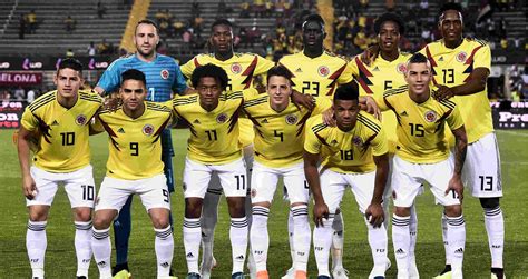 últimos partidos de la selección colombiana